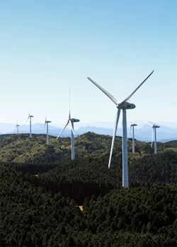 新青山高原風力発電所