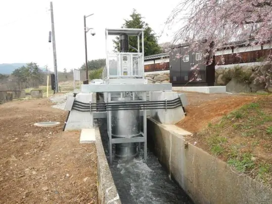 水車式水力発電
