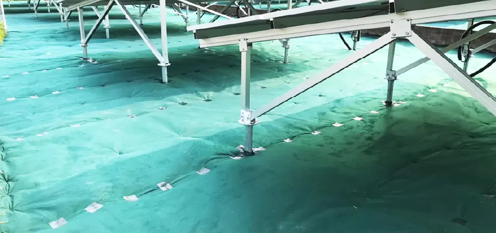 防草シート工事